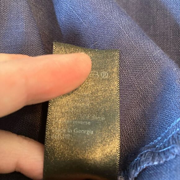 John Lewis & Partners UK V neck linen maxi dress with pockets! - Picture 10 of 12